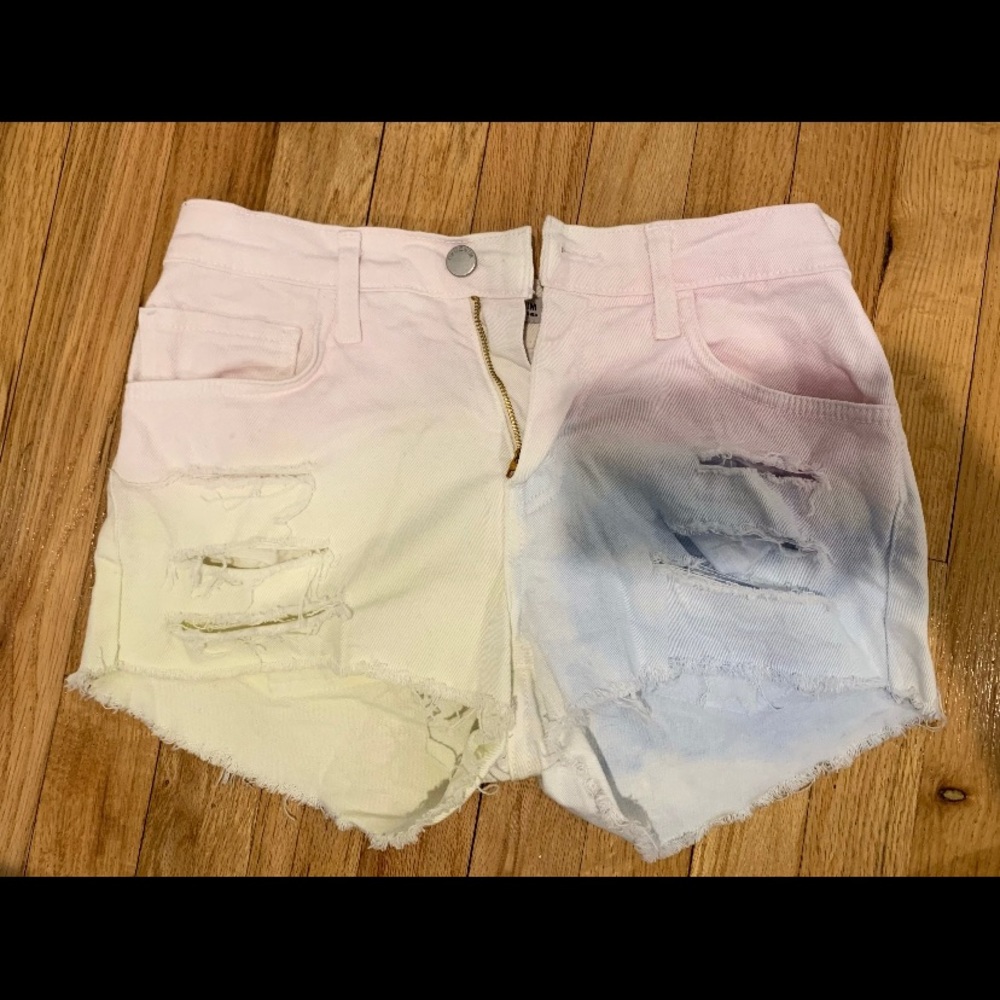 TIE DYE JEAN SHORTS🥰🥰🥰🥰